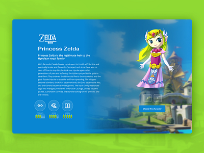 The Legend of Zelda - Figma Transition animation design figma game nintendo prototyping ui user interface video game zelda