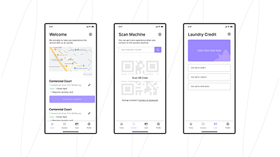 Laundry Mobile App ui