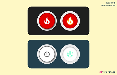 Daily UI 015: On/Off Switch buttons dailyui dailyui015 design designinspo onoffswitch ui ux