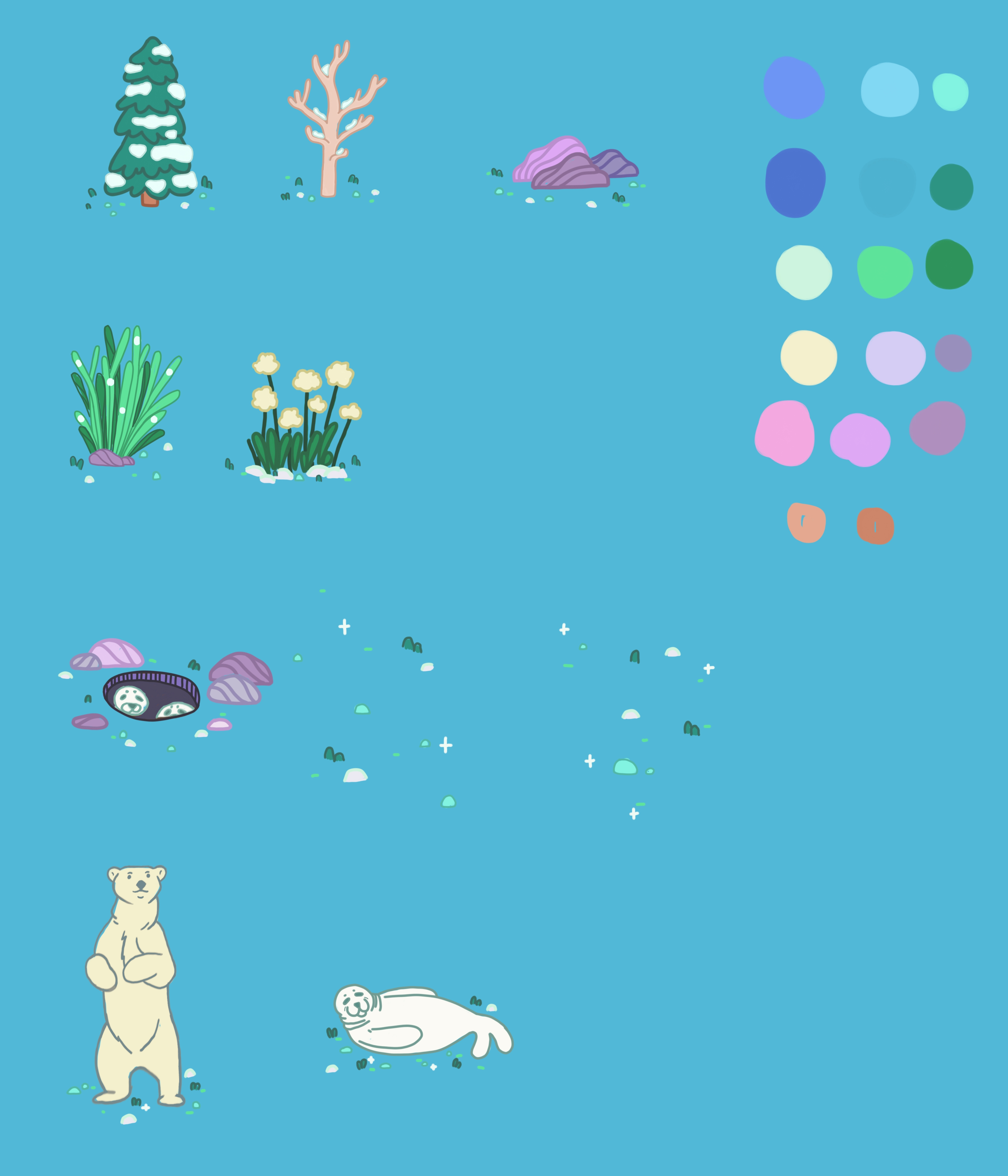 Mobile Phone Game art Design by VeronicaRadd on Dribbble