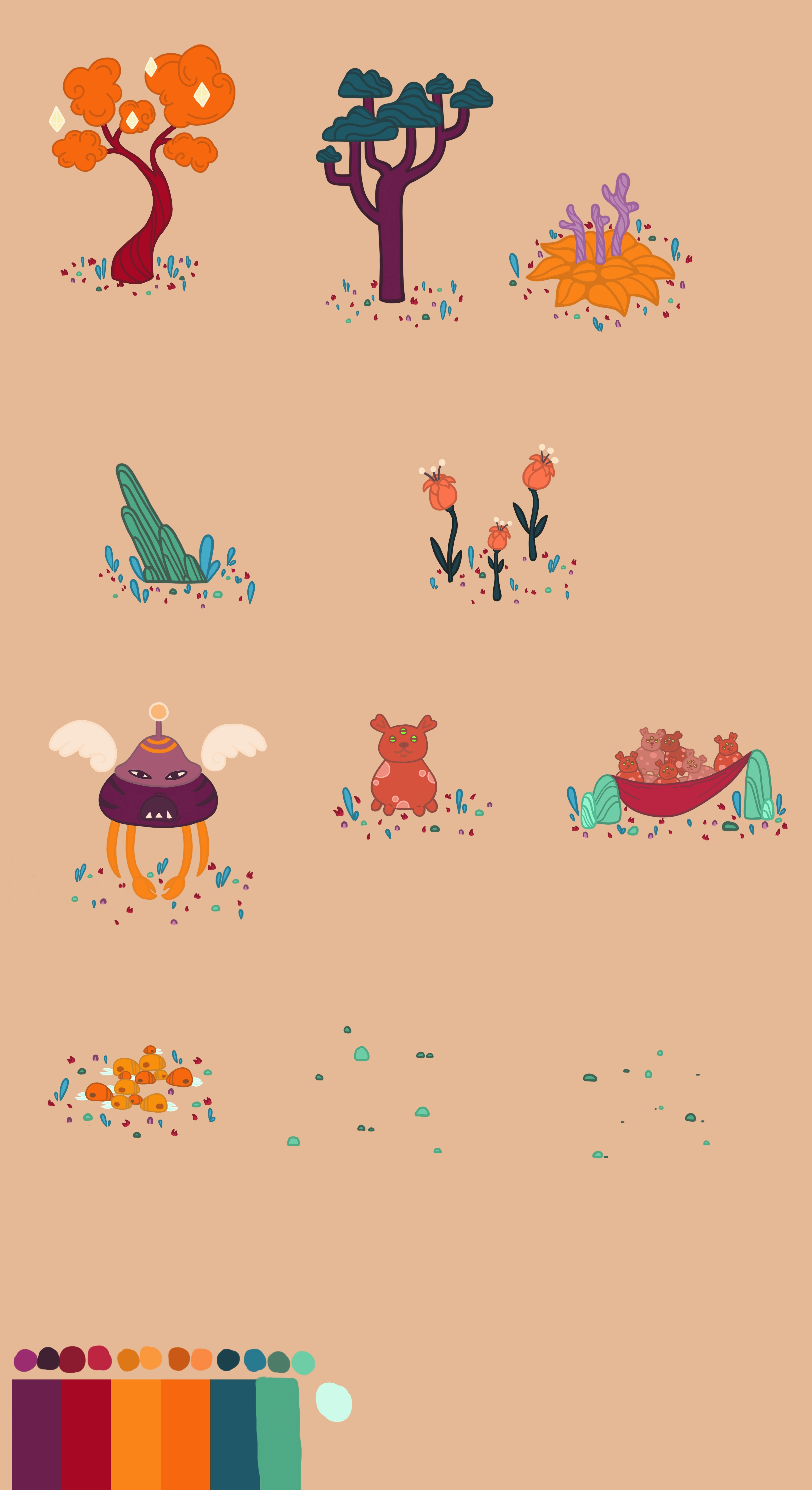 Mobile Phone Game art Design by VeronicaRadd on Dribbble