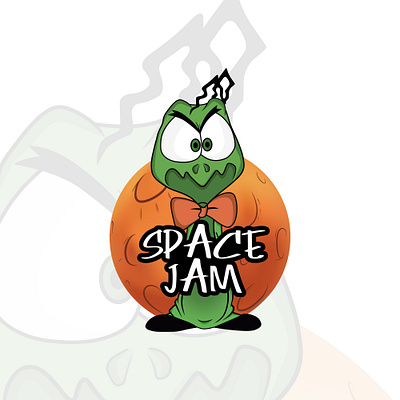Space Jam Vector Illustration. alien branding caracter cartoon graphic design illustration illustrator logo logo designer logos nft space jam vector