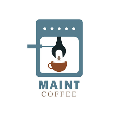 MAINT COFFEE branding graphic design illustration logo