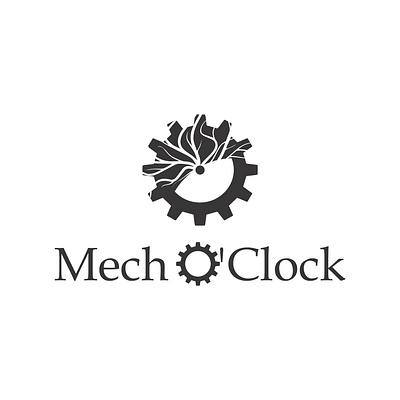 Mech O' Clock branding graphic design illustration logo