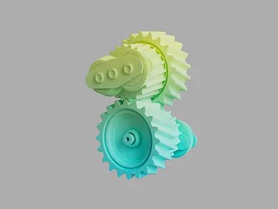 Gear Movement 3d motion graphics