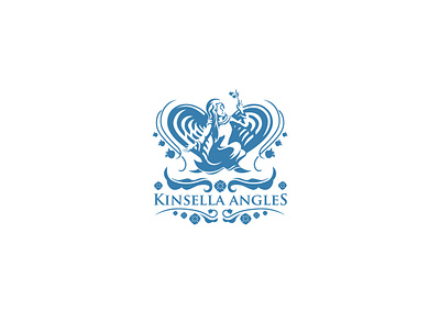 angel logo angel logo branding design graphic design illustration illustrator logo typography vector
