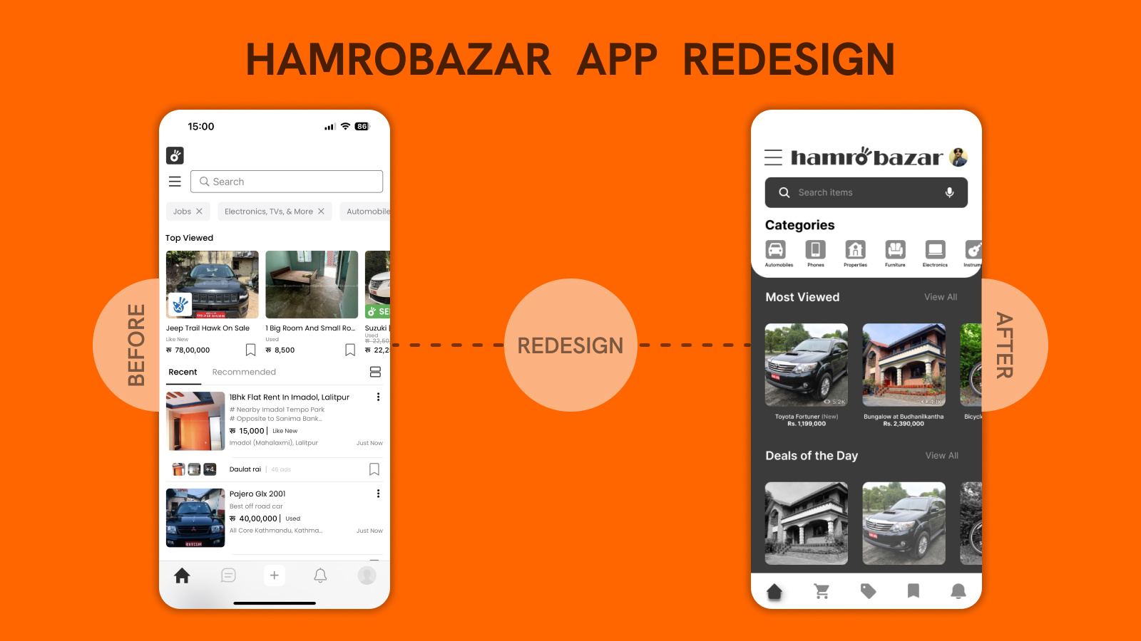 Hamrobazar App Redesign by Anush Nepal on Dribbble