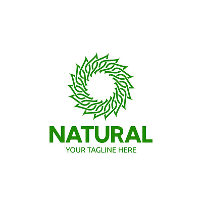 Natural Logo Drsign abstract branding graphic design leaf logo natural nature vector