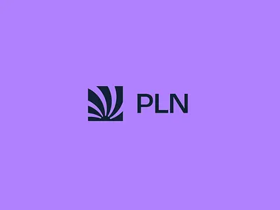 PLN (branding) brand brand design brand ide brand identity branding custom logo design graphic design identity logo minimal logo purple symbol