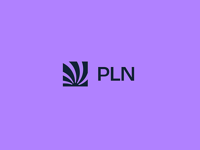 PLN (branding) brand brand design brand ide brand identity branding custom logo design graphic design identity logo minimal logo purple symbol