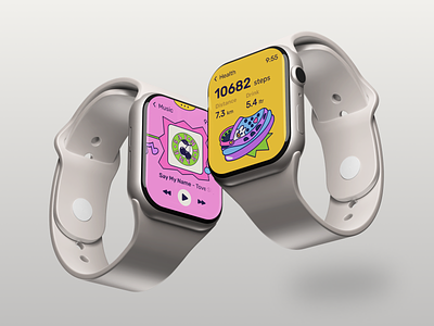 Apple Watch Widget Concept app apple apple watch applewatch application concept figma ios modular os platform ui ui design watch watchface watchos widget widgets
