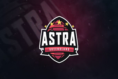 Astra Greendland Sports Logo design esport game gaming graphic logo logos mascot sport tournament