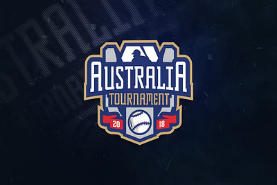 Australia Tournament Sports Logo australia design game gaming graphic illustration logo logos sport tournament