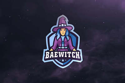 Baewitch Sport and Esports Logos baewitch design esport game gaming graphic illustration logo logos wizard