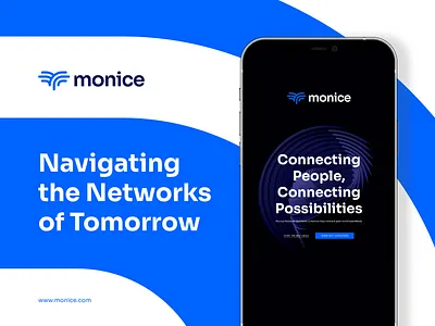 Monice brand brand identity branding business letter m logo logo design logomark logotype mark monoline technology visual identity