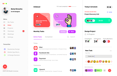 Admin Dashboard Pratice #Day01 design typography ui vector