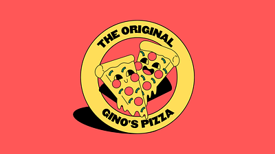 Gino's Pizza - Brand Identity brand design brand identity branding design florida food graphic design illustration logo pizza ui vector