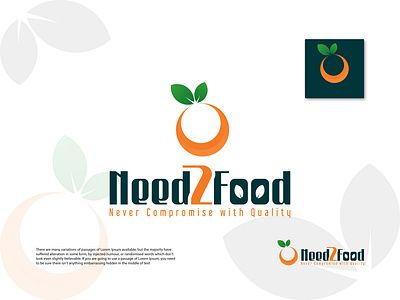 Need to Food Organic Food Logo organiclogo