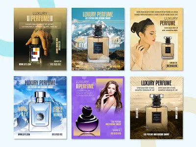 Perfume social media banner & Instagram Ads Design ads ads banner ads banner design advertising banner banner design branding design facebook ads graphic design illustration instagram ads instagram banner perfume perfume banner social media banner ui web banner wordpress website