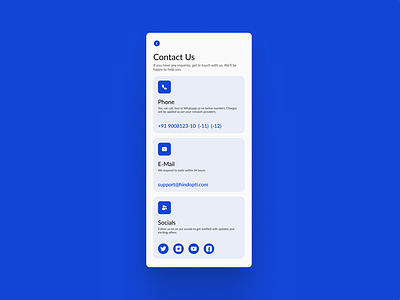 Daily UI - 030 contact us contact us mobile contact us ui dailyui follow us follow us ui mobile app mobile ui socials socials mobile