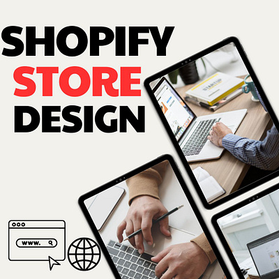 I will create shopify store design or shopify dropshipping, shop ads ecpert design dropdhippping website droppshoping store dropshippingstore facebook ads illustration instagram ds marketerbabu shopify store shopify store design