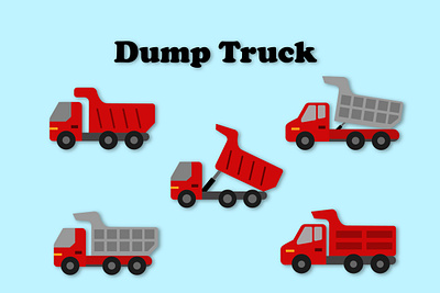 Dump Truck design dump truck graphic design icon illustration transportation truck vector vehicle