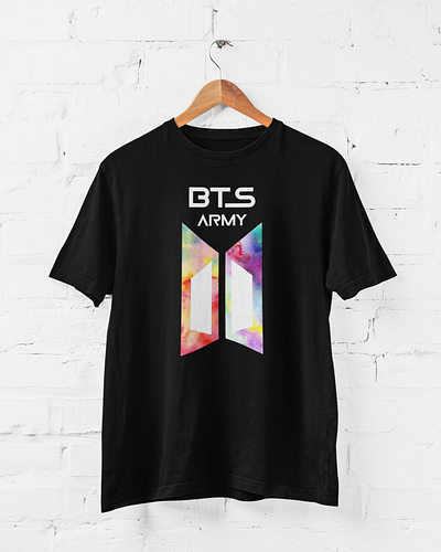 BTS theme T-shirt design bts army t shirt bts tshirt designs creativeboymk custom design for pod graphictshirt hire t shirt designer tshirtdesign