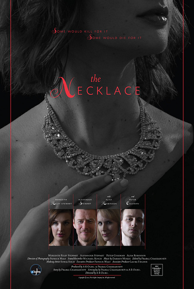 Branding for The Necklace animation branding film film poster graphic design motion graphics poster video editing