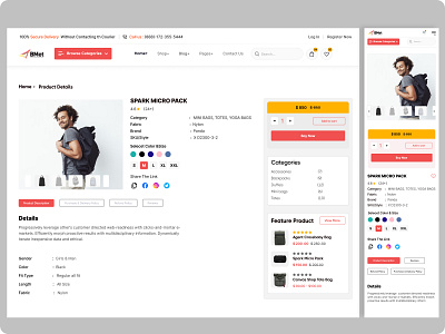 Ecommerce Web App - Edit Product Category Details cart page checkout page clothes clothing store e commerce e commerce design ecommerce gen z inner page inner pages online store product details shop shopping cart store web web design website website design woocommerce