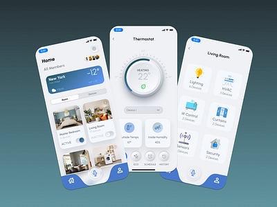 Smart Home mobile app smarthome ui