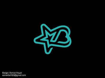 Star B Logo Concept apps icon b b icon b logo bb logo branding business logo good logo iconic logo illustration logo logo designer logo idea logo maker star star b star logo tech business typography ui