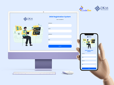 DKM Integrated Registration and Attendance System agency app creative design development studio ui web