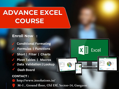 Advance Excel training Institute in Gurgaon advance excel programming advance excel training institute