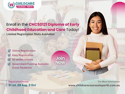 Enroll now in Diploma of Early Childhood Education and Care child care course perth childcare courses in australia diploma in childcare diploma in childcare education