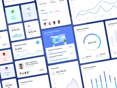 Component Set admin analytics bootstrap chart clean component dashboard design figma flat illustration minimal modernize template ui