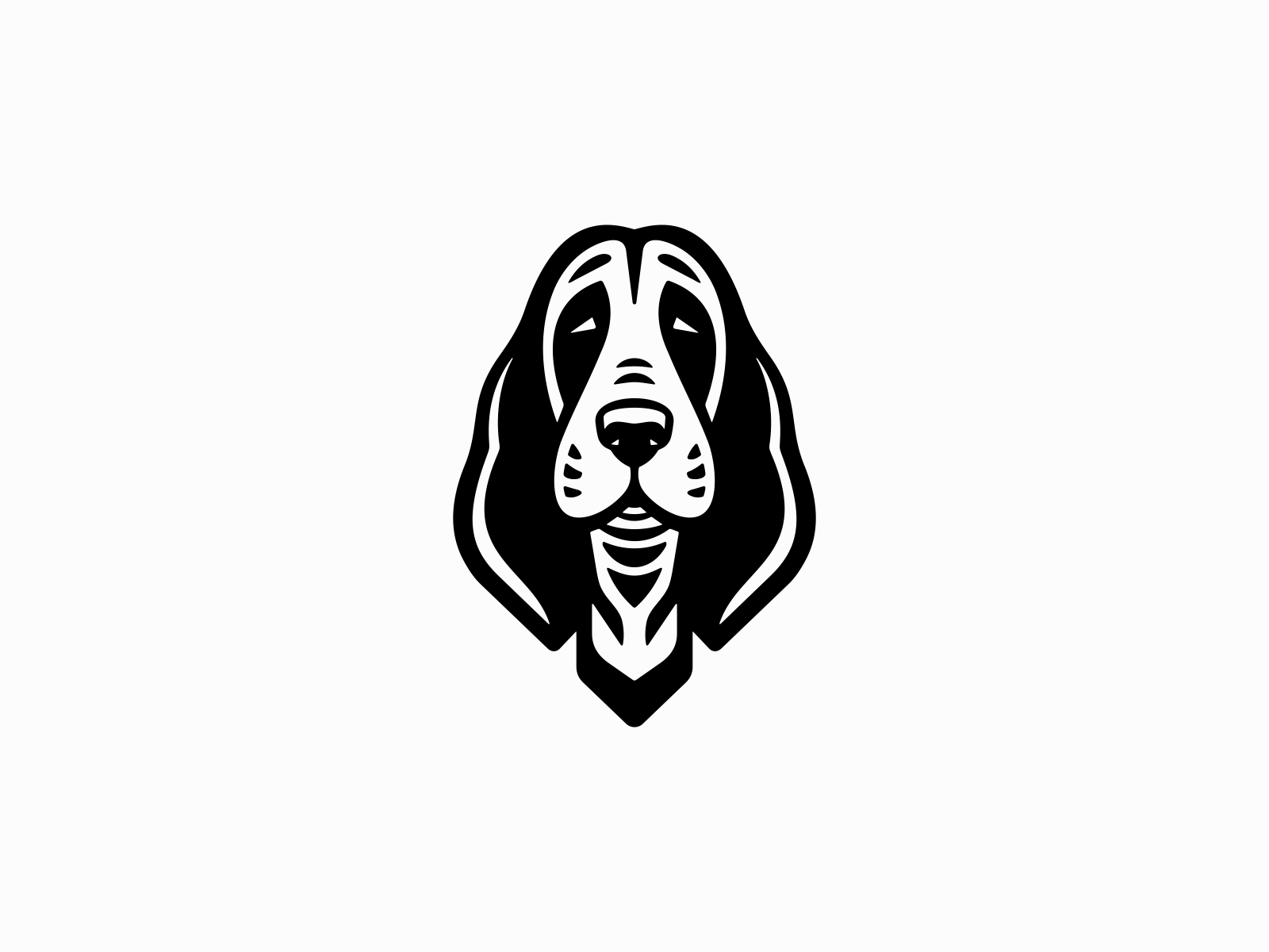 Basset Hound Logo by Lucian Radu on Dribbble