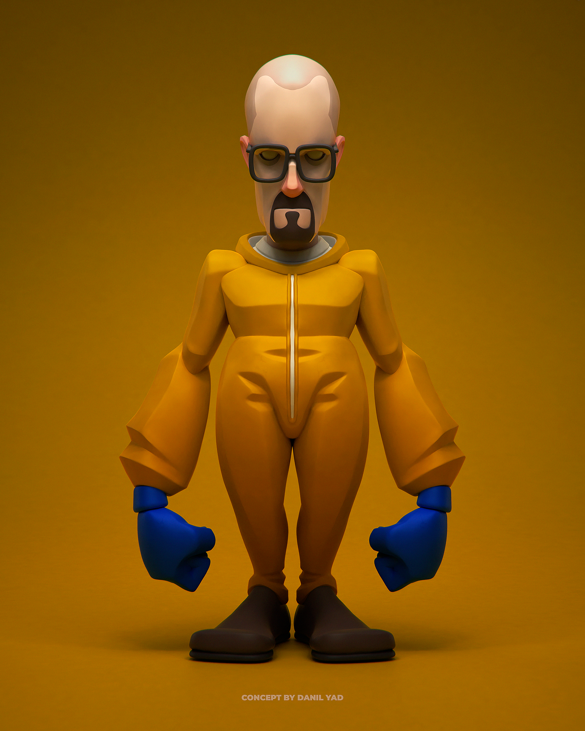 "We need to cook" 3d art toys breaking bad danil yad fan art