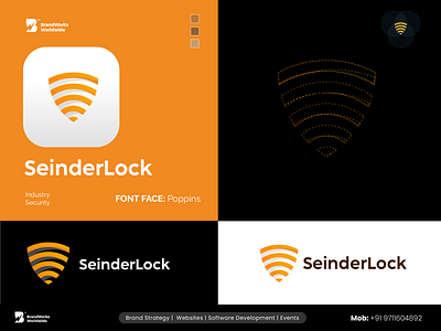 SeinderLock branding design graphic design illustration logo typography ui vector