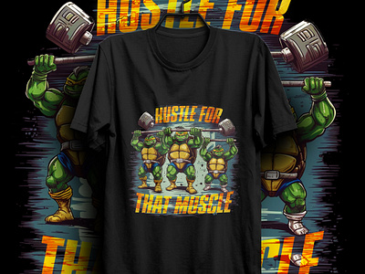 Turtle Power Fitness - Ninja Turtles Meet Crossfit in Epic Gym dribbble showcase.