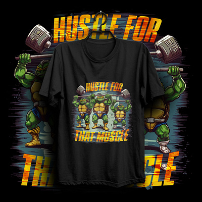 Turtle Power Fitness - Ninja Turtles Meet Crossfit in Epic Gym dribbble showcase.