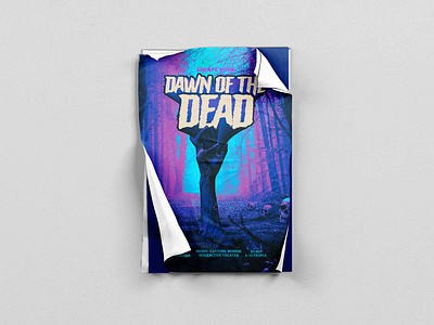 Escape Room Poster | Dawn of the Dead [zombie] art design flat graphic design illustration typography vector