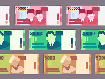 Rupiah design graphic design illustration vector