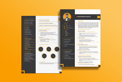 Resume Designing branding creativedesign design graphic design illustration logo photoshop resume resume design vector
