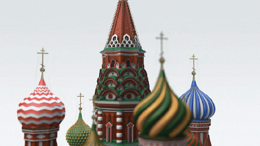 st basil's cathedral pt1 3d 3d model cathedral high poly low poly modeling russia st basils cathedral