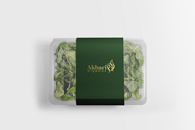 Akbari Organics Branding branding design graphic design logo typography