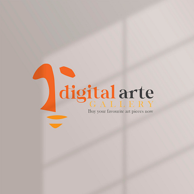 Digital Art Gallery Branding branding design graphic design illustration logo typography vector