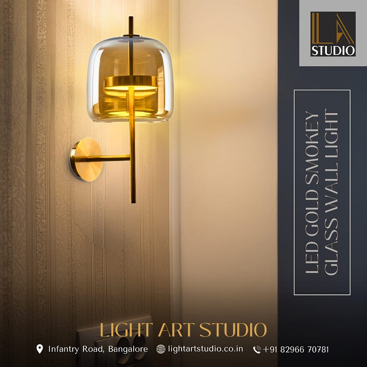 Buy Best Wall Lights in Bangalore Light Art Studio by Light Art