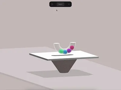 3D dropping balls animation 3d animation balls design illustration motion graphics spline ui