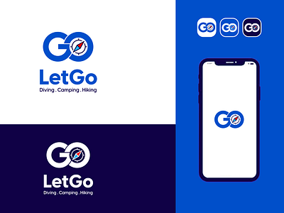 LetGo App Logo app logo branding graphic design icon illustration logo logo design vector