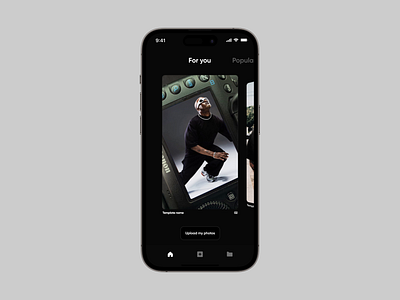 Navigation iteration for PhotoStudio 3d animation app branding edition interface ios microinteraction motion graphics nav photo ui ux